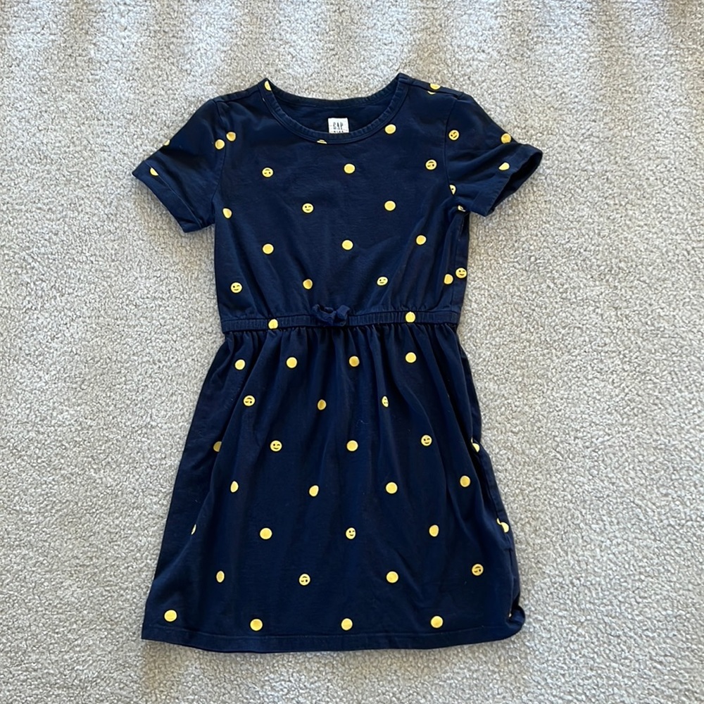 Girls GAP Kids Navy Dress, Size M